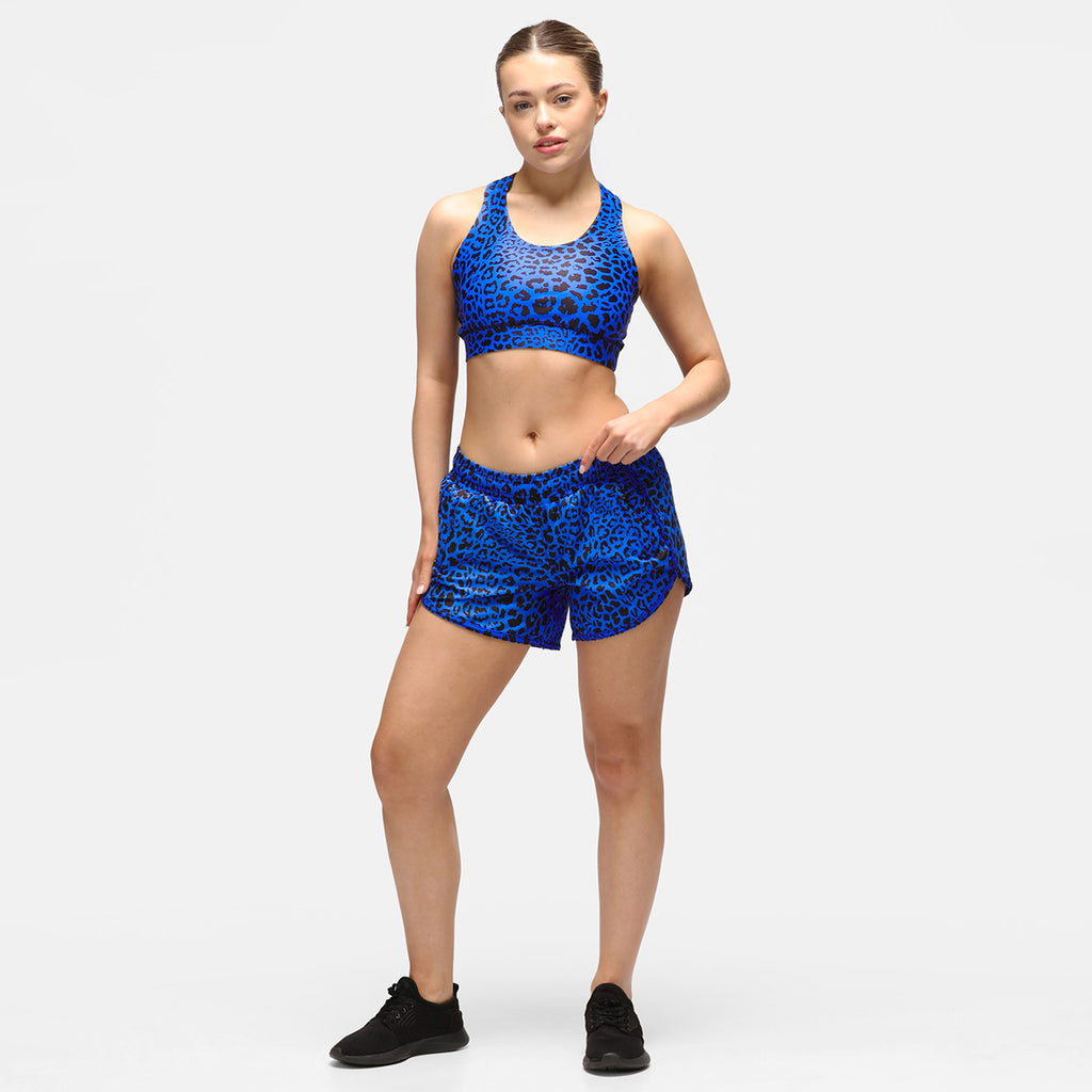 Cobalt Cat Loose Fit Workout Shorts