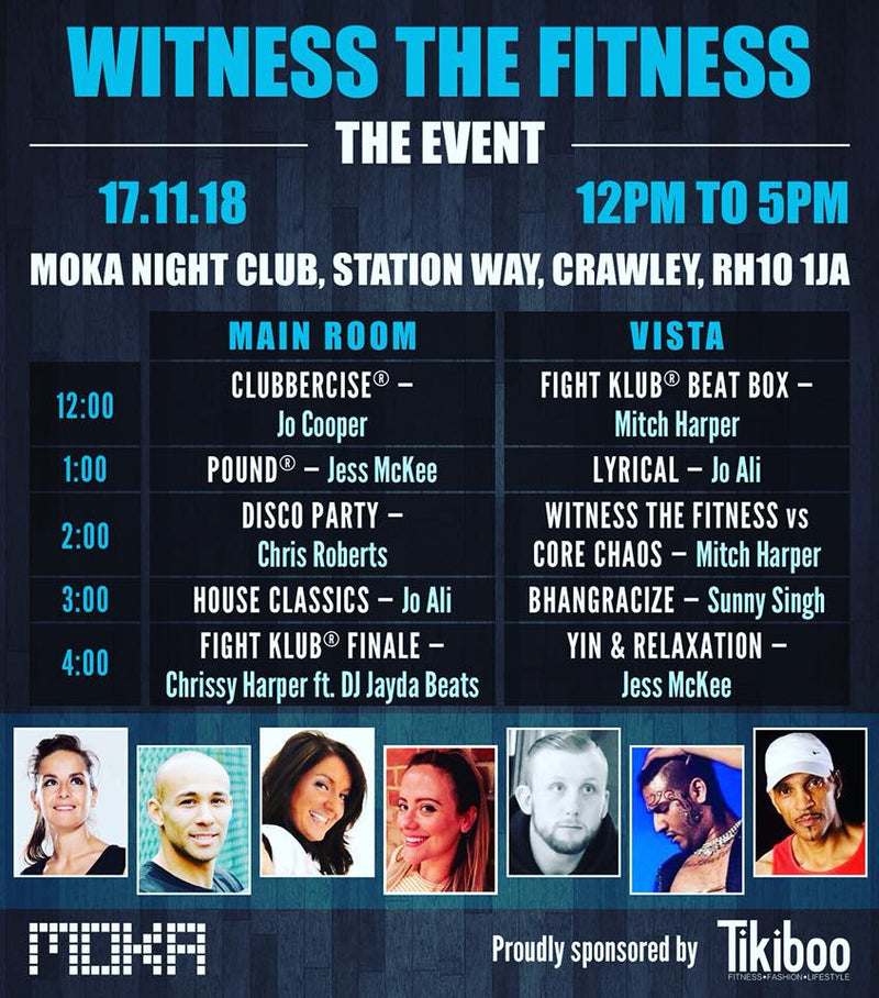 Witness The Fitness Event @ Moka Crawley