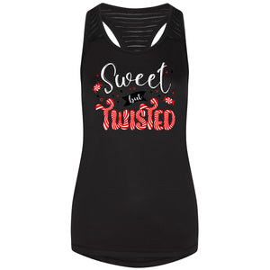 Sweet But Twisted Christmas Mesh Racerback Vest