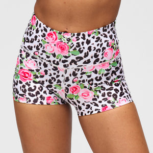 Jungle Rose TikiBooty Shorts