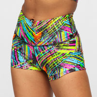 Short tikibooty à rayures fluo