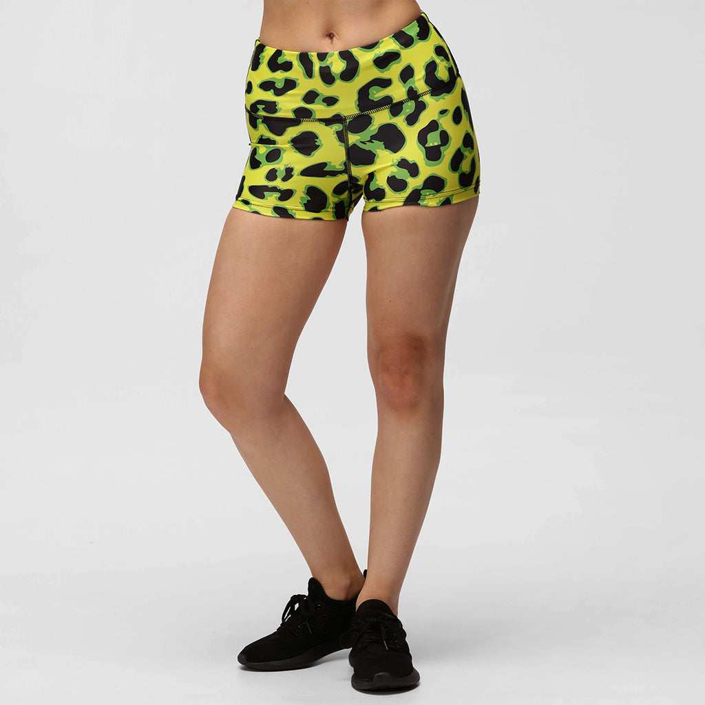 Toxic Lime TikiBooty Shorts