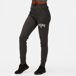 Pantaloni da jogging athleisure color carbone