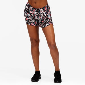 Shorts deportivos holgados con estampado floral Foxy