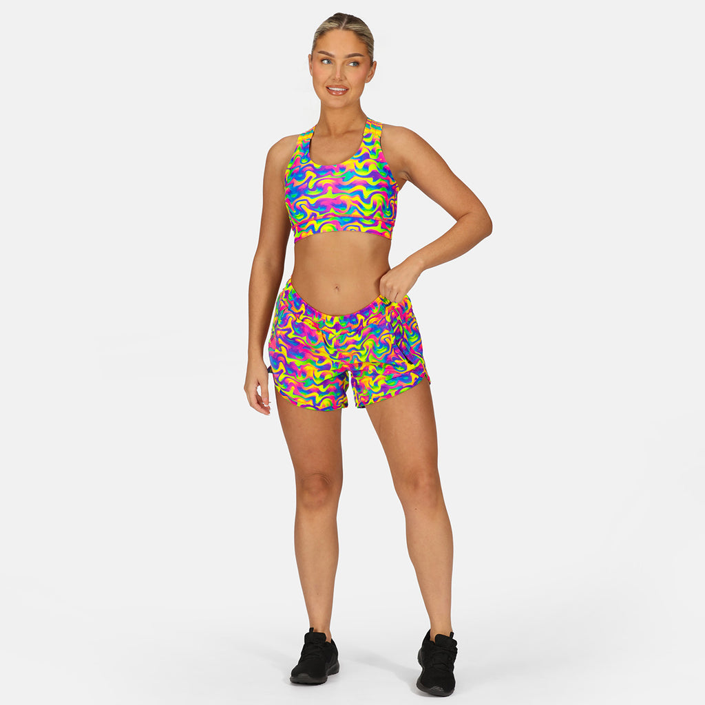 Retro Fever Loose Fit Workout Shorts
