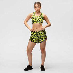 Toxic Lime Loose Fit Workout Shorts
