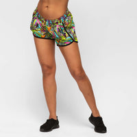 Neon Scratch Loose Fit Workout Shorts