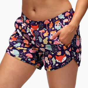 Forest Friends Loose Fit Workout Shorts