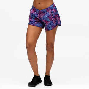 Winterstrick-Workout-Shorts mit lockerer Passform