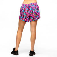 Flamboyant Feathers Loose Fit Workout Shorts