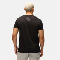 Schwarzes Tri-Blend-T-Shirt für Herren von TKB