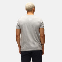 T-shirt tri-mélange gris homme Tkb