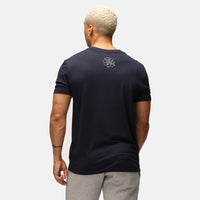 T-shirt tri-mélange bleu marine homme Tkb