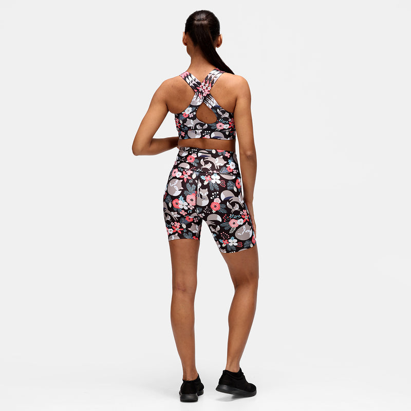 Foxy Floral Running Shorts