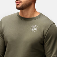 Khakifarbenes Bio-Sweatshirt für Herren von TKB