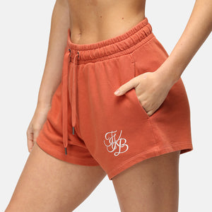 Pantalones cortos de felpa para mujer Tkb pomelo