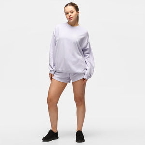 Tkb parma violett frotté oversized sweatshirt