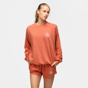 TKB-Pomelo-Frottee-Sweatshirt in Übergröße