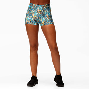 Pretty In Peacock TikiBooty Shorts
