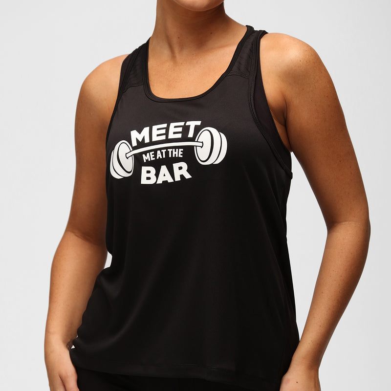 Meet Me At The Bar Mesh Racerback Vest