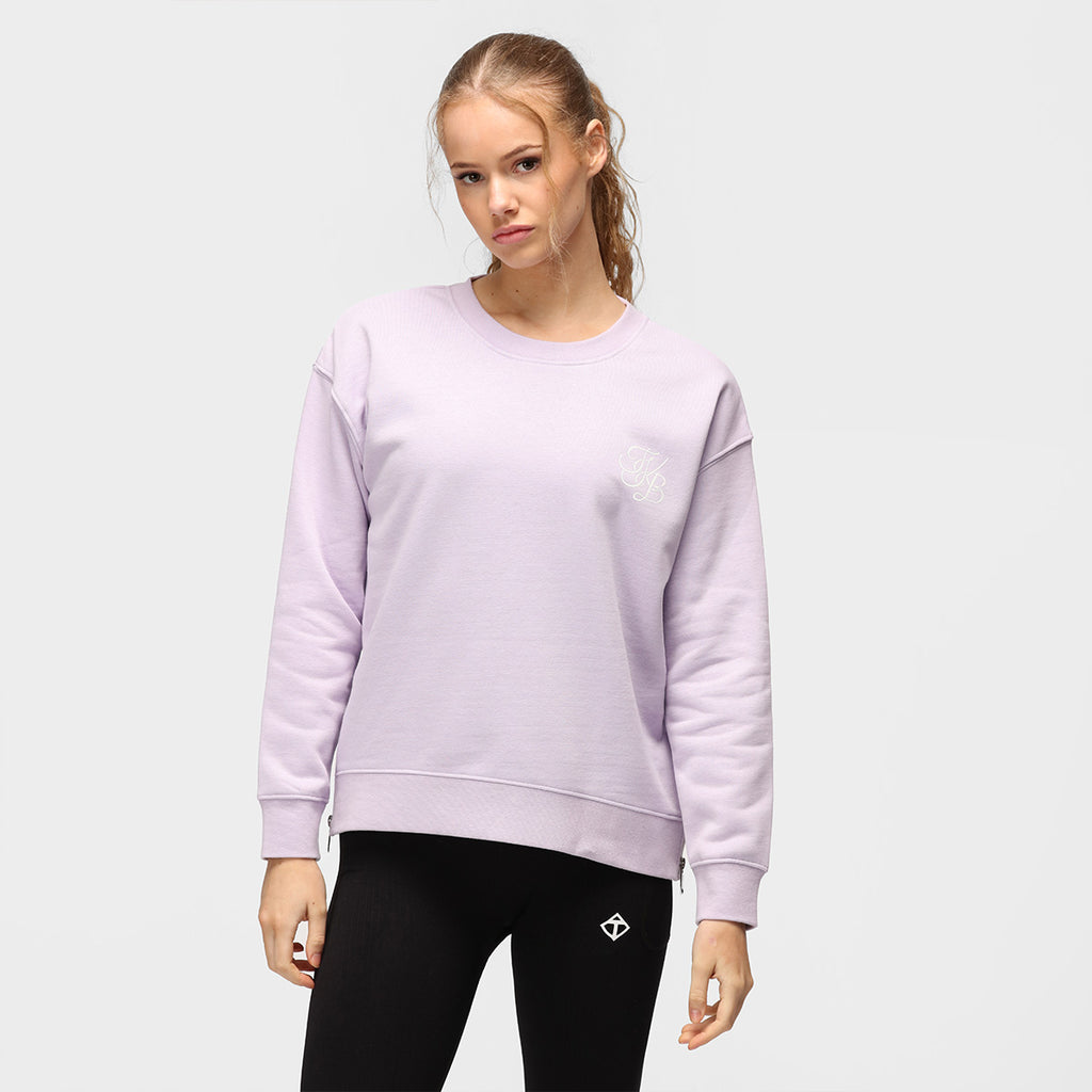 TKB Lilac Pastel Zip Sweatshirt
