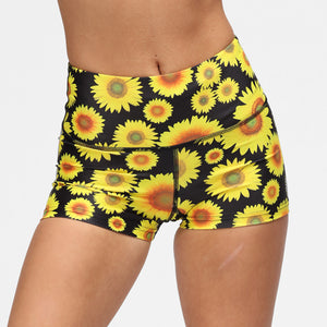 Sonnenblumen-Tikibooty-Shorts