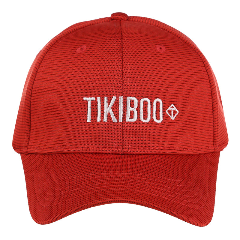 Tikiboo Red Logo Cap - Front Product View