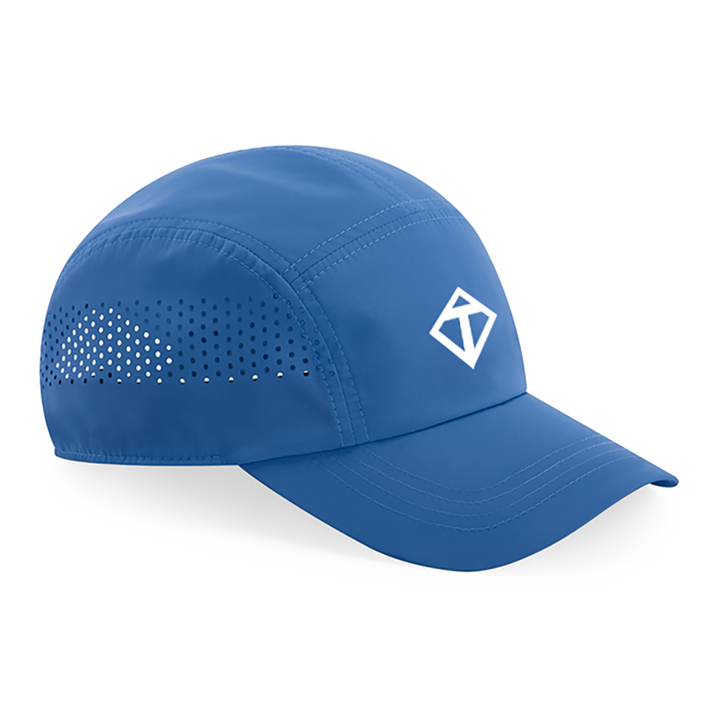 Blue Technical Running Cap