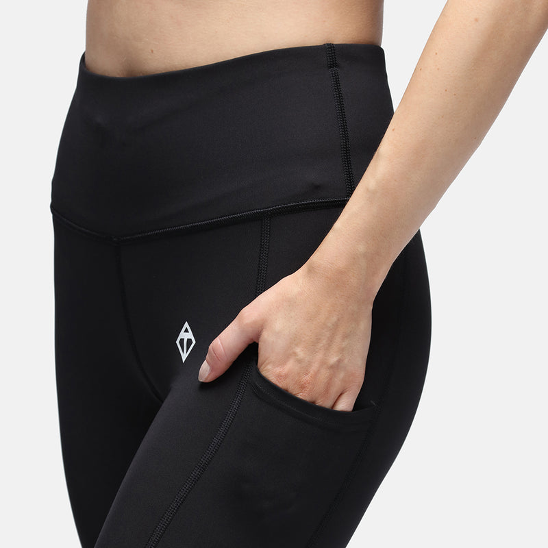 Buy DKNY Women Black High-Waist Tights With Pockets for Women Online | The  Collective