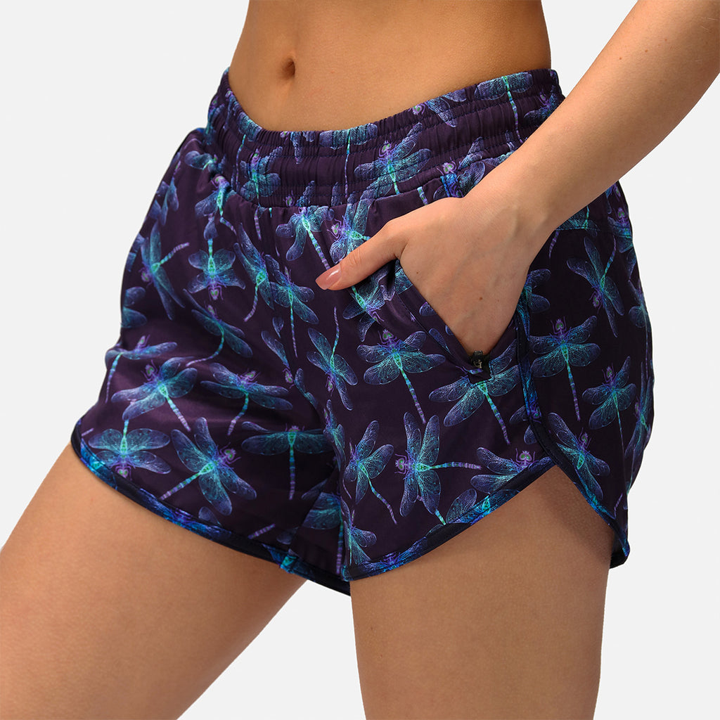 Dragonflies Loose Fit Workout Shorts