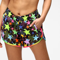 Scattered Stars Loose Fit Workout Shorts
