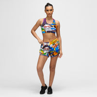 Comic Book Loose Fit Workout Shorts