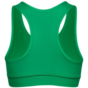 Tikiboo grøn racer-ryg fitness-bh - produktvisning bagpå