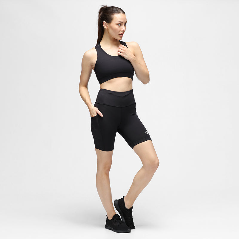 Black Diamond Luxe Running Shorts With Pockets
