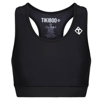 Tikiboo Black Diamond Sports Bra - Front Product View
