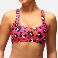 Leopard Lush Cropped Tikini Top