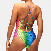 Rainbow Reef Crossover Swimsuit