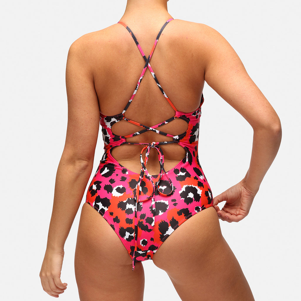 Leopard Lush Crossover Swimsuit