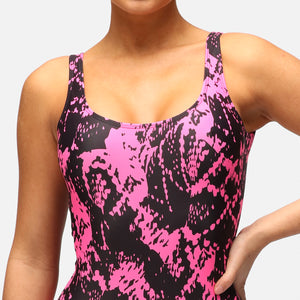 Pink Python Standard Swimsuit