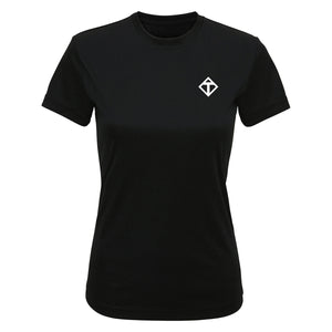 Camiseta técnica mujer diamante negro