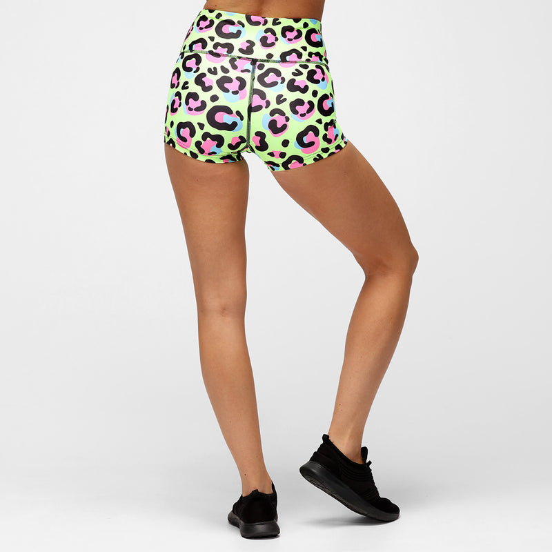 Lemon Leopard TikiBooty Shorts