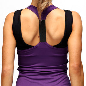 Purple Performance Strap Back Vest