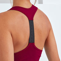 Raspberry Performance Strap Back Vest