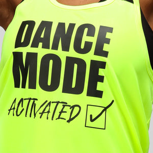 Dance Mode Mesh Racerback Vest