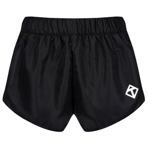 Tikiboo Black Workout Shorts - Front Product View